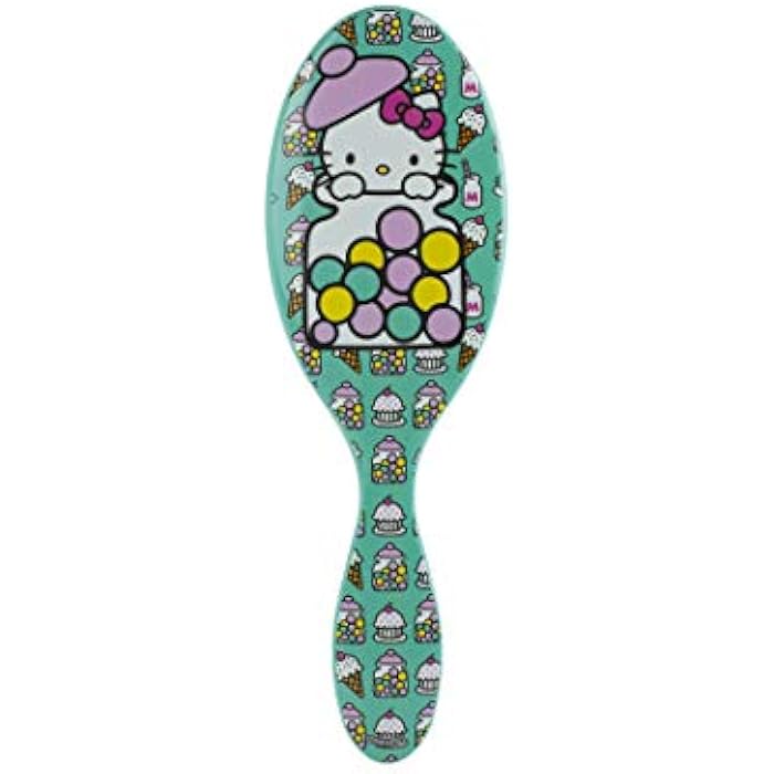 Wet Brush Original Hello Kitty Detangling Brush, Bubble Gum, All Hair Types, Ultra-Soft Intelliflex Bristles Glide Through Tangles with Ease, Blue - Image 2
